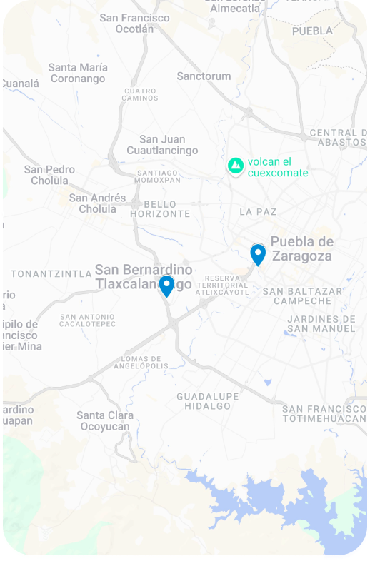 Mapa de ubicaciones